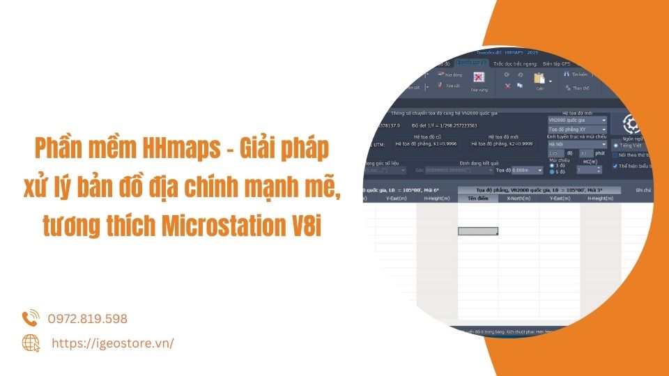 Phần mềm HHmaps – Giải pháp xử lý bản đồ địa chính mạnh mẽ