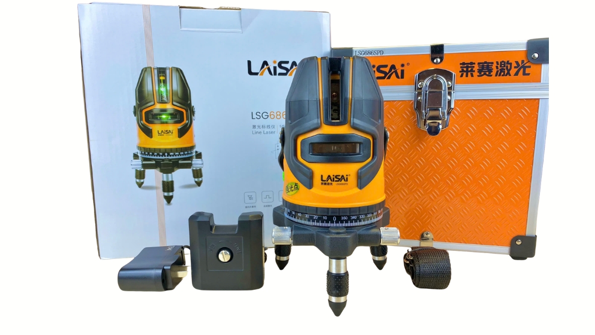 Máy cân bằng laser Laisai 5 tia xanh