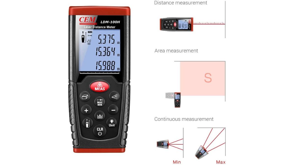 máy đo khoảng cách laser cem