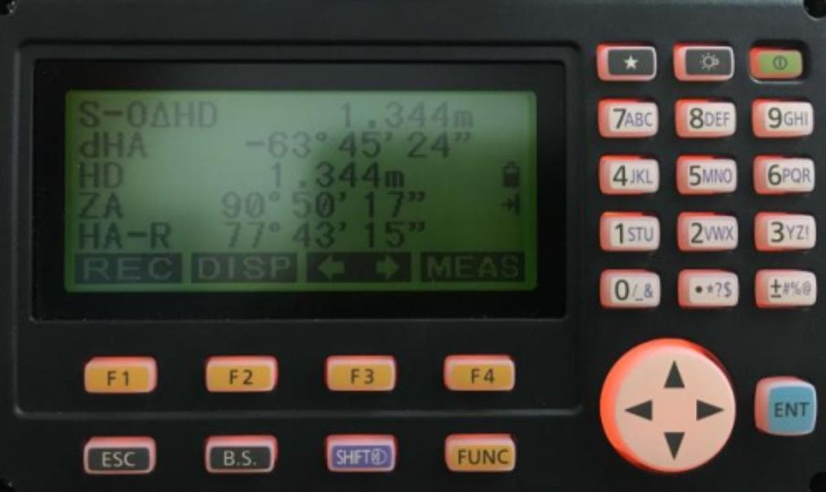 Bố trí điểm trên máy toàn đạc điện tử Topcon ES-GM
