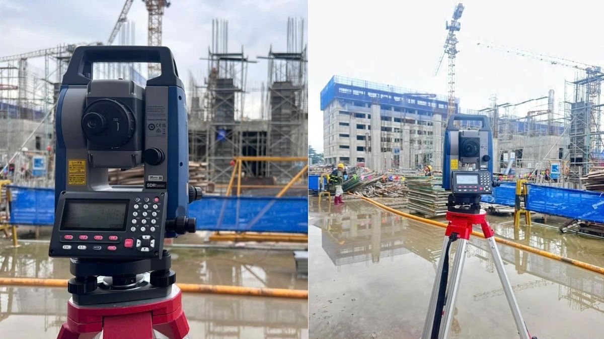 máy toàn đạc sokkia trong đo đạc công trình xây dựng