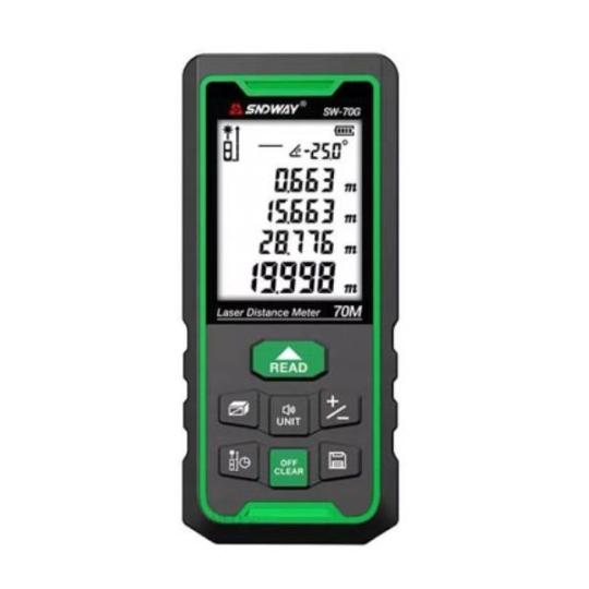 Máy đo khoảng cách Laser SNDWAY SW-70G 70m tia xanh