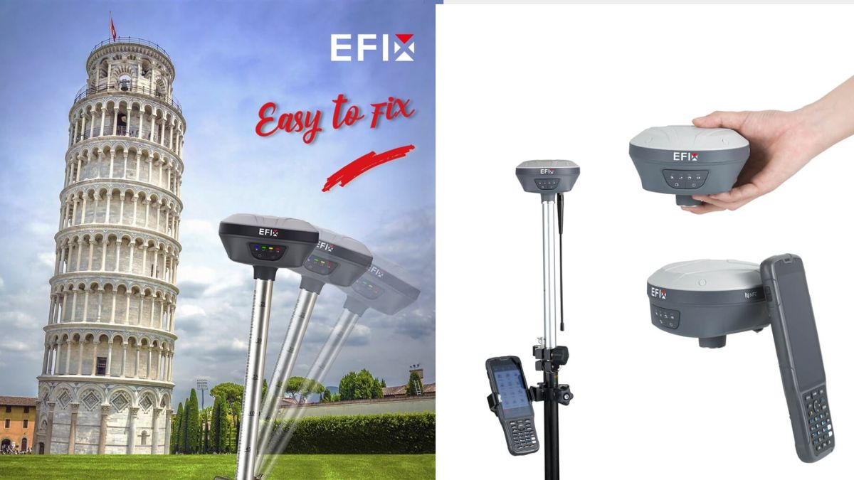 Máy GNSS RTK Efix F7+